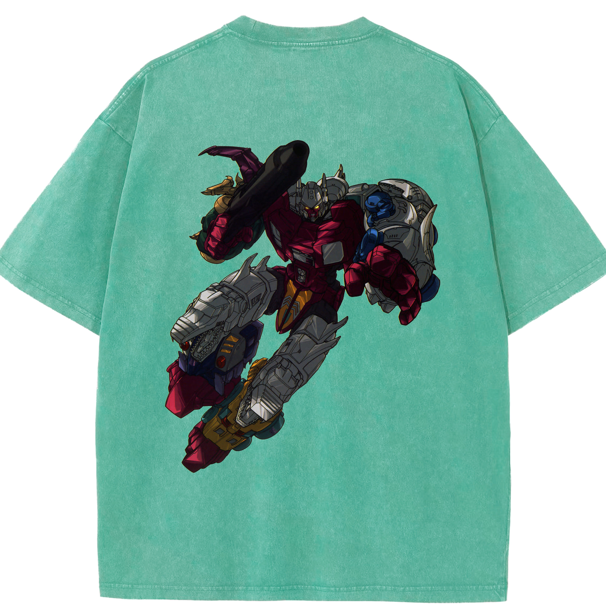 （画像用）  綿100% ヴィンテージ風 半袖Tシャツ（背面プリント）